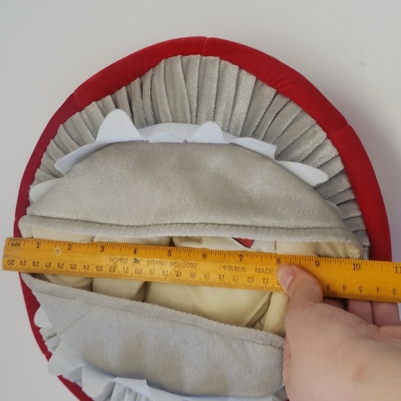 Elope Red Mushroom Hat Puffy Plush Vintage - Picture 12 of 12
